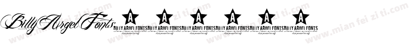 Billy Argel Fonts字体转换